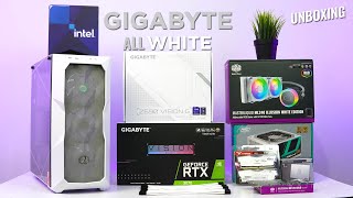 VLOG: UNBOXING - Gigabyte All WHITE Gaming PC ft. Z590 Vision G I RTX 3070 Vision OC 8G