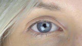 Female Eye Opening 4k Stock Video