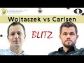 Intense action on seconds | Radoslav Wojtaszek vs Magnus Carlsen | World Blitz Championship 2019 |