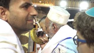 20161012 18:47 at the Wailing Wall on the end of prayer at the Day of Atonement
