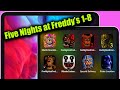 Five Nights at Freddy's,FNaF 6,Pizzeria Simulator,FNaF 4,FNaF 2,FNaF 3,Ultimate Custom Night,Sister