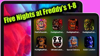 All Five Nights at Freddy's Mobile: FNaF 6: Pizzeria Simulator,FNAF 4,FNAF 3,FNAF 2,Sister Location screenshot 1