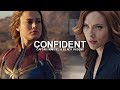 Captain Marvel & Black Widow || Confident