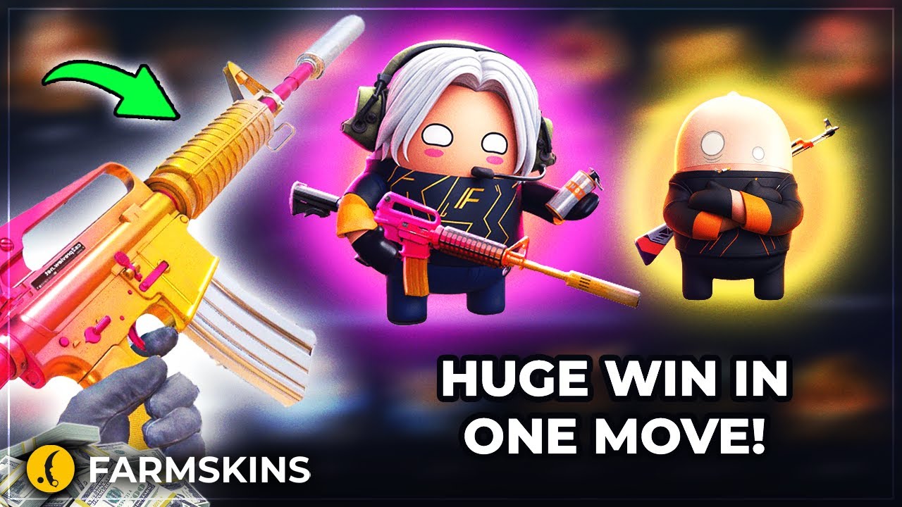 FARMSKINS NO WAY I GOT BEST M4A1 SKINS!! Farmskins Promo Code 2025