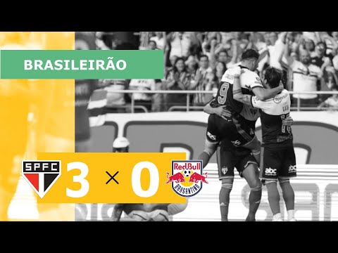 São Paulo 3 x 0 Red Bull Bragantino - Gols - 14/08 - Campeonato Brasileiro 2022