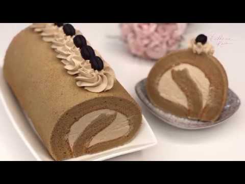 Cardamom, pistachio and coffee Swiss roll recipe - BBC Food