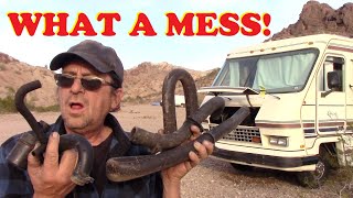 Replacing The Water Pump on a Big Block Chevy in my RV  It's A Mess In There! ...lol