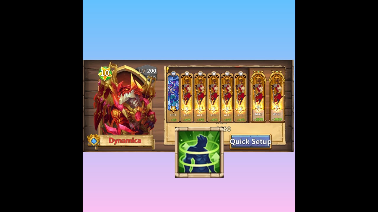 Dynamica castle clash evo 1 Max