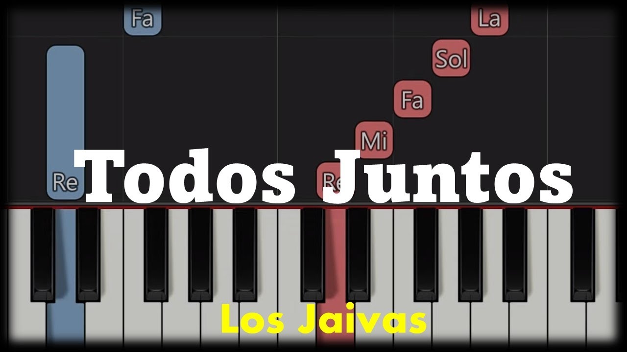 Todos Juntos - Los Jaivas Piano con NOTAS 🎹CHILE - YouTube