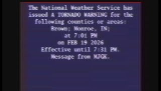 EAS reaction: PDS tornado warning in bloomington IN