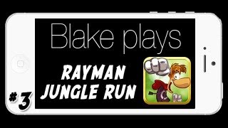 Blake Plays Rayman Jungle Run - Levels 7-8 Jump