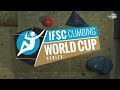 IFSC  Climbing World Cup Kranj 2016 - Lead - Semi-Finals - Men/Women