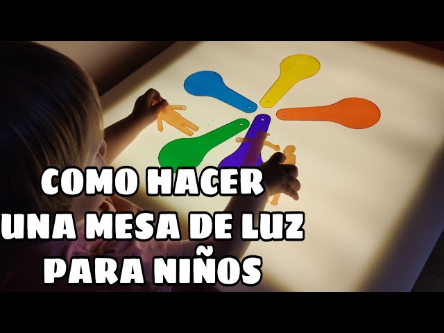 Cómo hacer una mesa de luz para niños