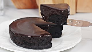 3 Ingredients Chocolate Fudge Cake (NO OVEN) - Lock Down Recipe By ZaTaYaYummy