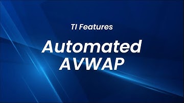 Automated AVWAP