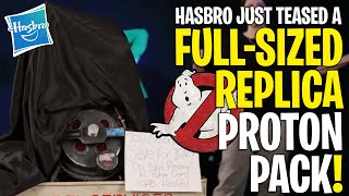 A full-sized replica Ghostbusters Proton Pack was just teased by Hasbro! FULL DETAILS!