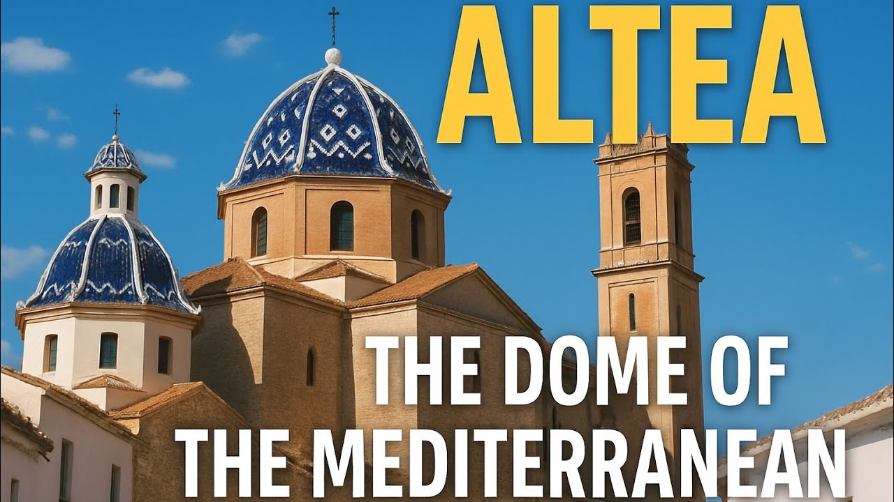 Altea’s Iconic Blue Dome Church – A Must-See in Spain! 4K 🇪🇦