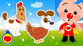 Cabezas Equivocadas De Animales De La Granja Canciones Infantiles Plim Plim