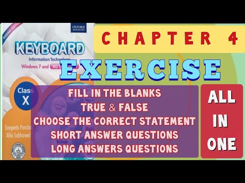 St. Joseph's|Computer Sci| Class 10 Chapter 4| Full Exercise Solution