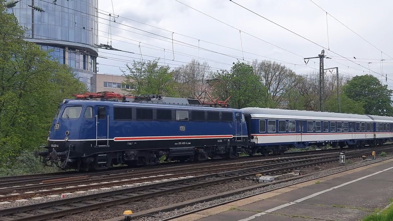 Br 110 469 4 Mit Tri Sonderzug Youtube