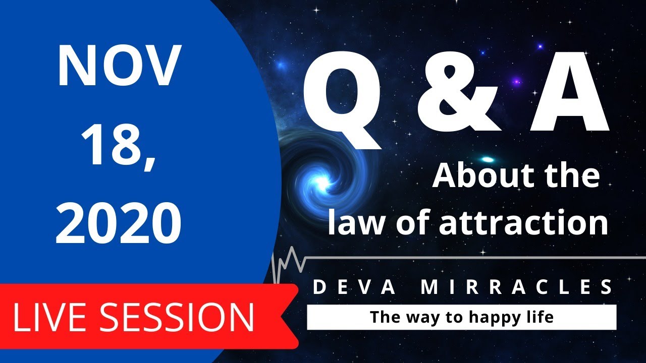 (NOV 18, 2020) Q & A about The law of attraction in Tamil | Deva Mirracles