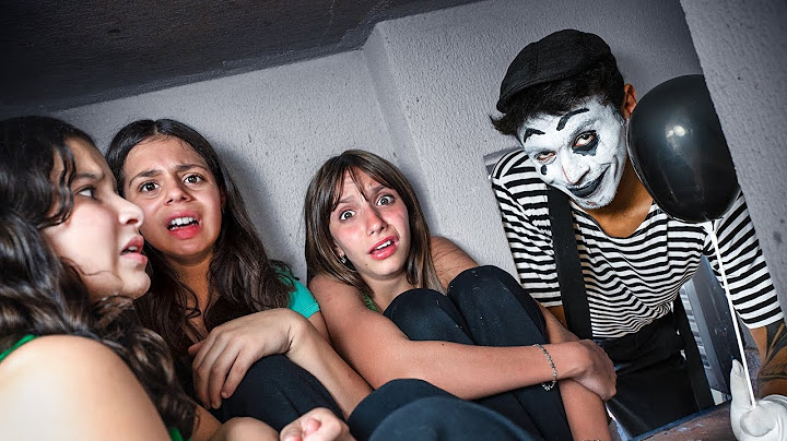 O mímico do mal achou as meninas na nossa casa!
