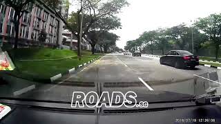 Accident along Gambas Ave