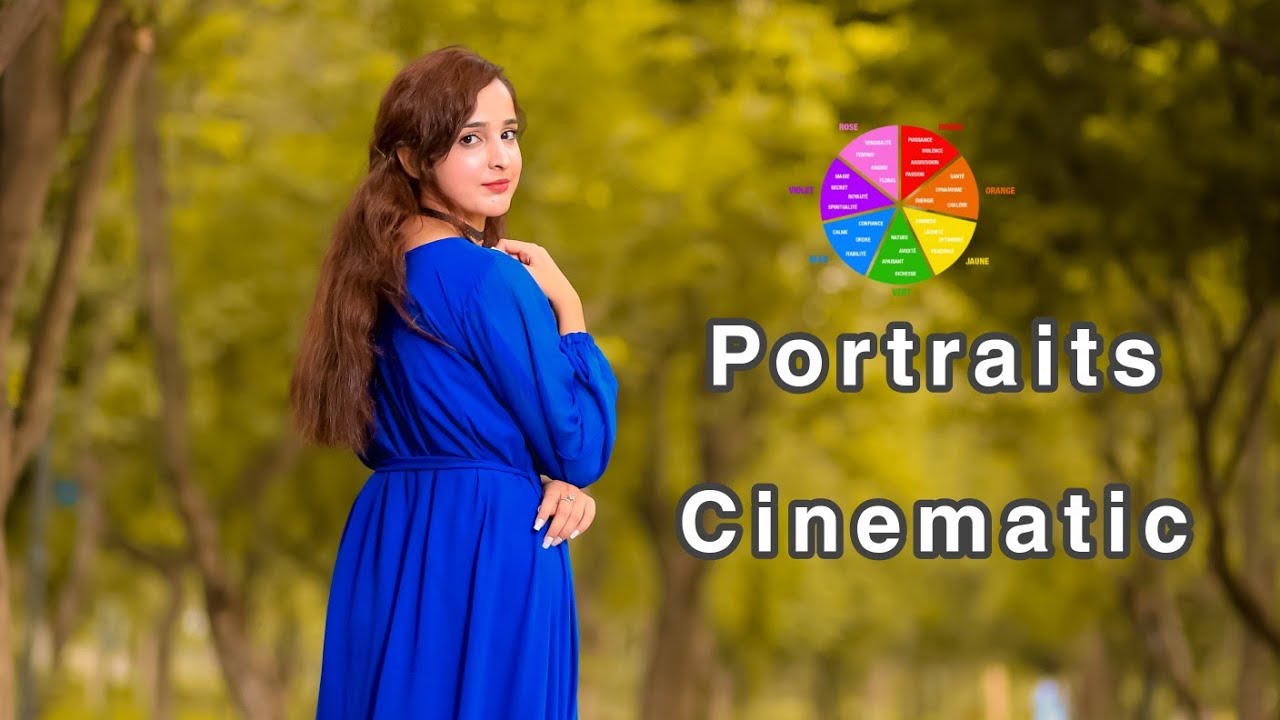 Girl walking cinematic portraits Film