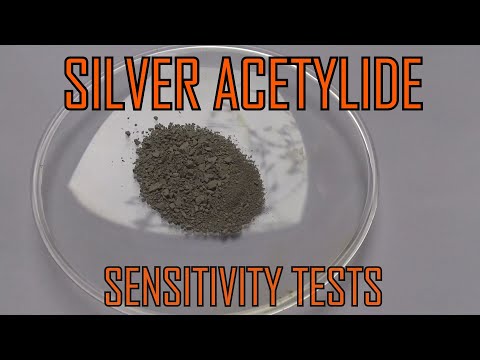Silver Acetylide Sensitivity Tests