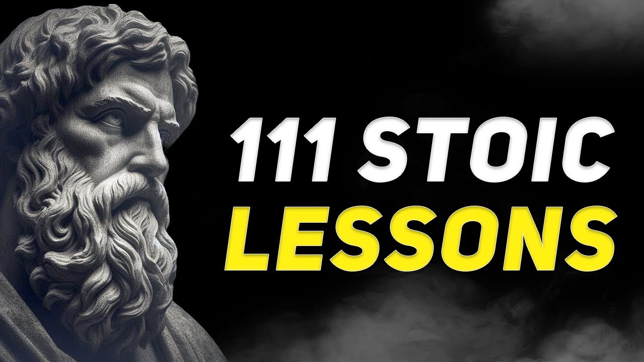 111 Stoic Lessons That Will Immediately Change Your Life - YouTube