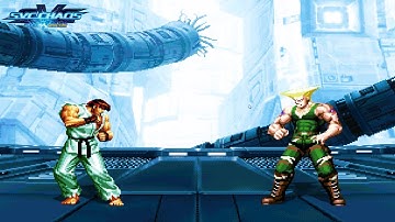 Ryu vs Guile (Hardest) SNK vs. Capcom: SVC Chaos