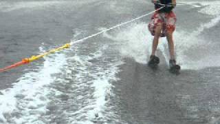 Ian first ever water ski pull .AVI