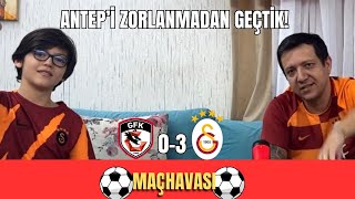 ANTEP'İ ZORLANMADAN GEÇTİK! Gaziantep 0-3 Galatasaray -Maç Havası TEPKİ!