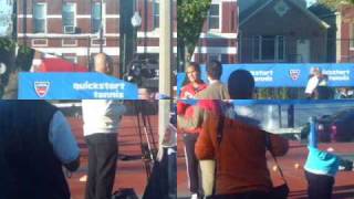 Ty Ana Williams meets 2 X Gold Medalist  Mary Joe Fernandez