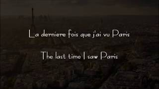 Manic Street Preachers - The last time I saw Paris (lyrics)