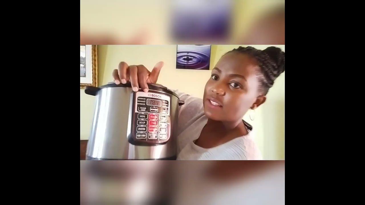 How to use Bosch electric pressure cooker. YouTube