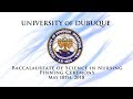 University of Dubuque - Baccalaureate of Science in Nursing Pinning Ceremony
