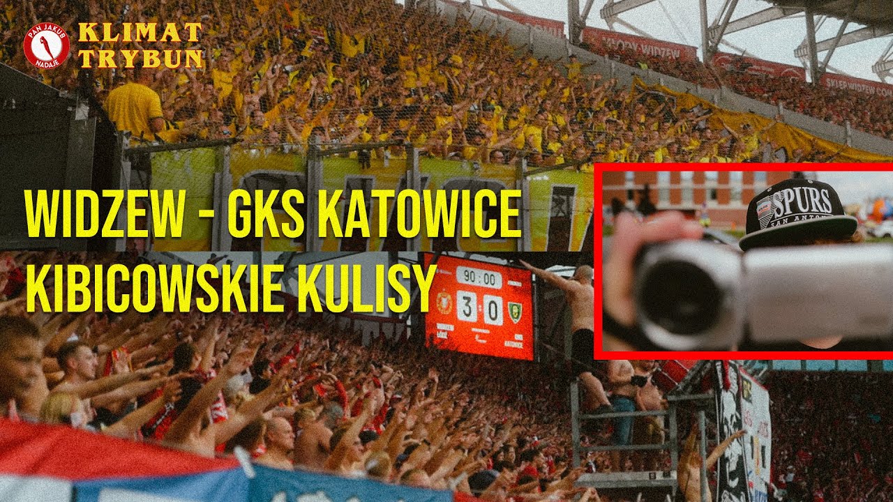 Widzew Łódź - GKS Katowice 3:0 | Kibicowskie kulisy meczu | doping, uprzejmości | Klimat Trybun