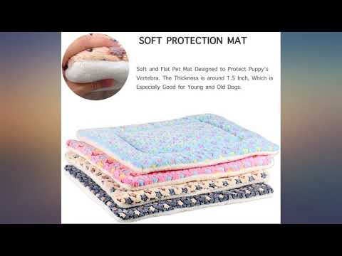 Mora Pets Ultra Soft Pet (Dog//Cat) Bed with Cute Prints | Reversible Fleece Crate review