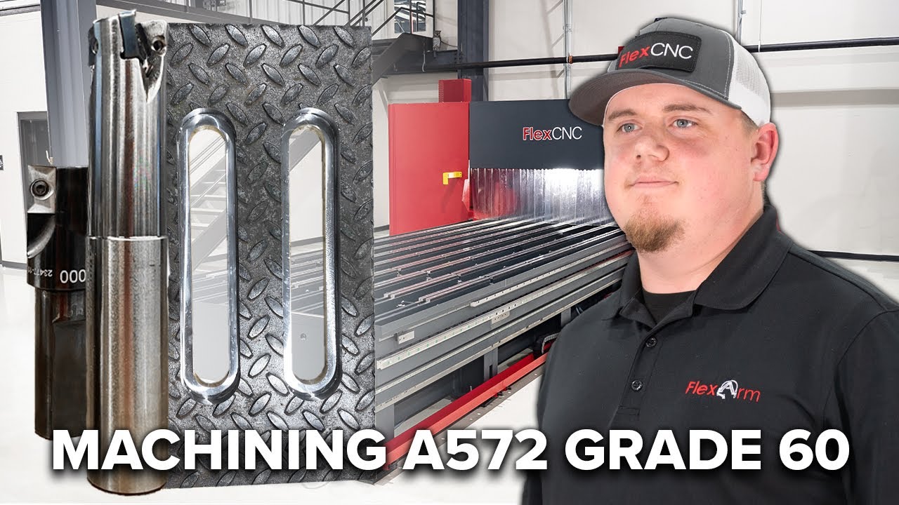 Machining 1-Inch Thick Diamond Plate Steel