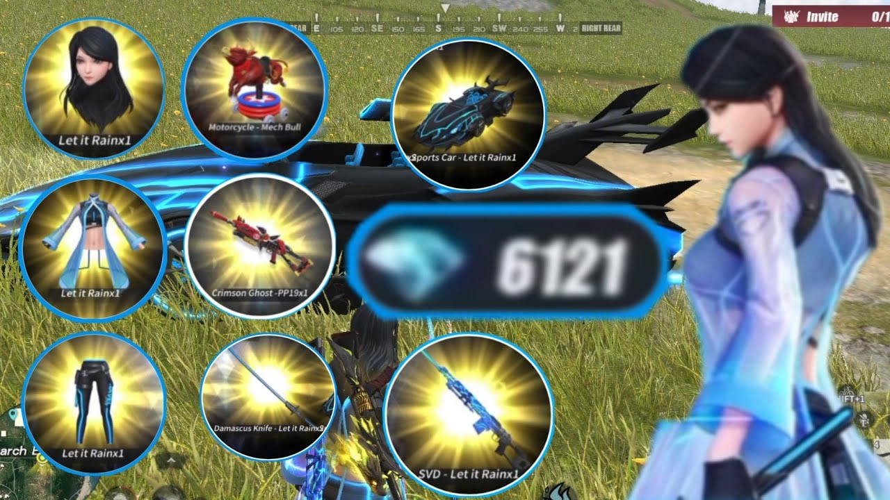 Spending 6000 Diamond In rules of survival | LET IT RAIN