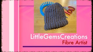 Easy Loom Knit Newborn Hat