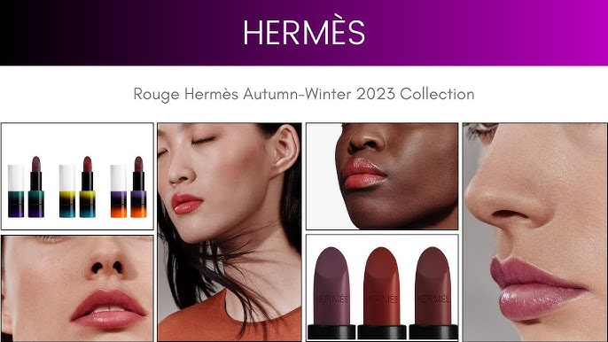 NEW HERMÈS Rouge Grenat #81 Matte Metallic lipstick Fall Winter 2022 0.12 oz