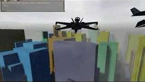 3rd person camera, procedural buildings, wingman, rain