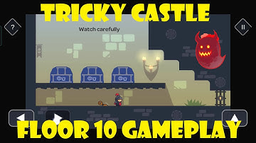 Tricky Castle  Floor 10 (Level 91 - 100), Bats and Stars Gameplay.