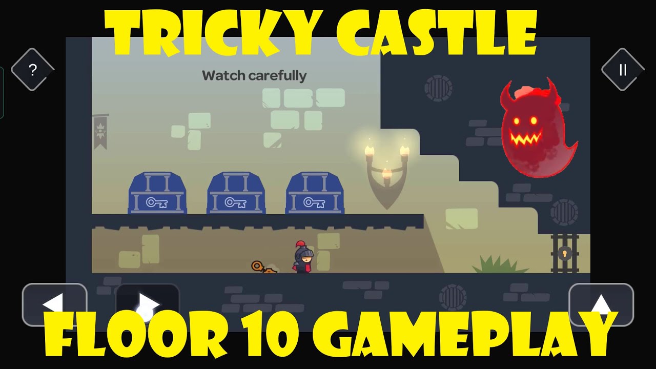 Tricky Castle  Floor 10 (Level 91 - 100), Bats and Stars Gameplay.