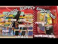 Back to School Supplies Shopping + Haul 2021: Freshman Year