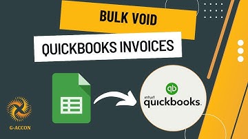 How to Bulk Void Invoices in QuickBooks using G-Accon
