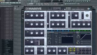 How to make a House - Dance - Electro bass drop with Massive! (In the style of Tiesto and Hardwell)