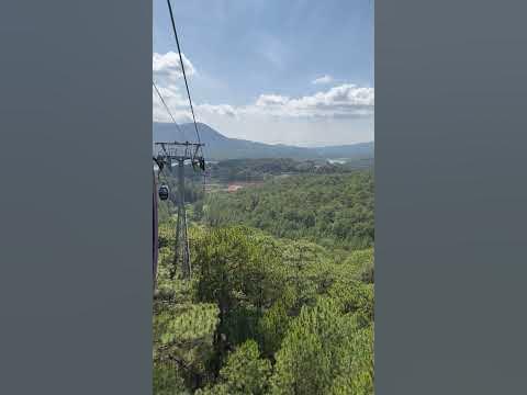 Канатная дорога в городе Далат ,длина 2,3 км . #путешествия # ...